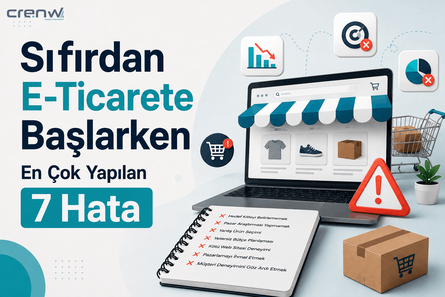 Sıfırdan E-Ticarete Başlarken En Çok Yapılan 7 Hata